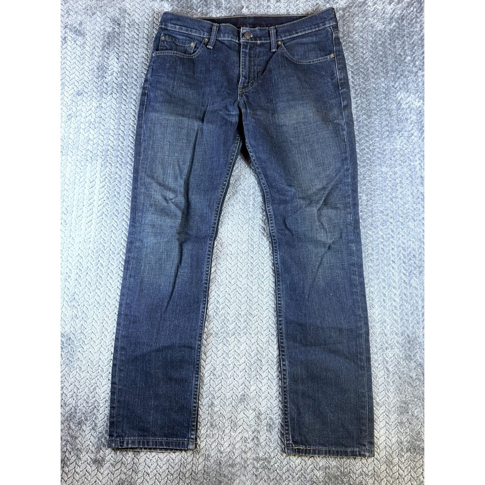 Levis 511 Mens Jeans 33x30 Blue Denim Stretch Straight Leg 045114172 34x29